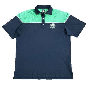 FootJoy Golf Polo Performance Wicking Stretch Short Sleeve Shirt Mens Sz Large